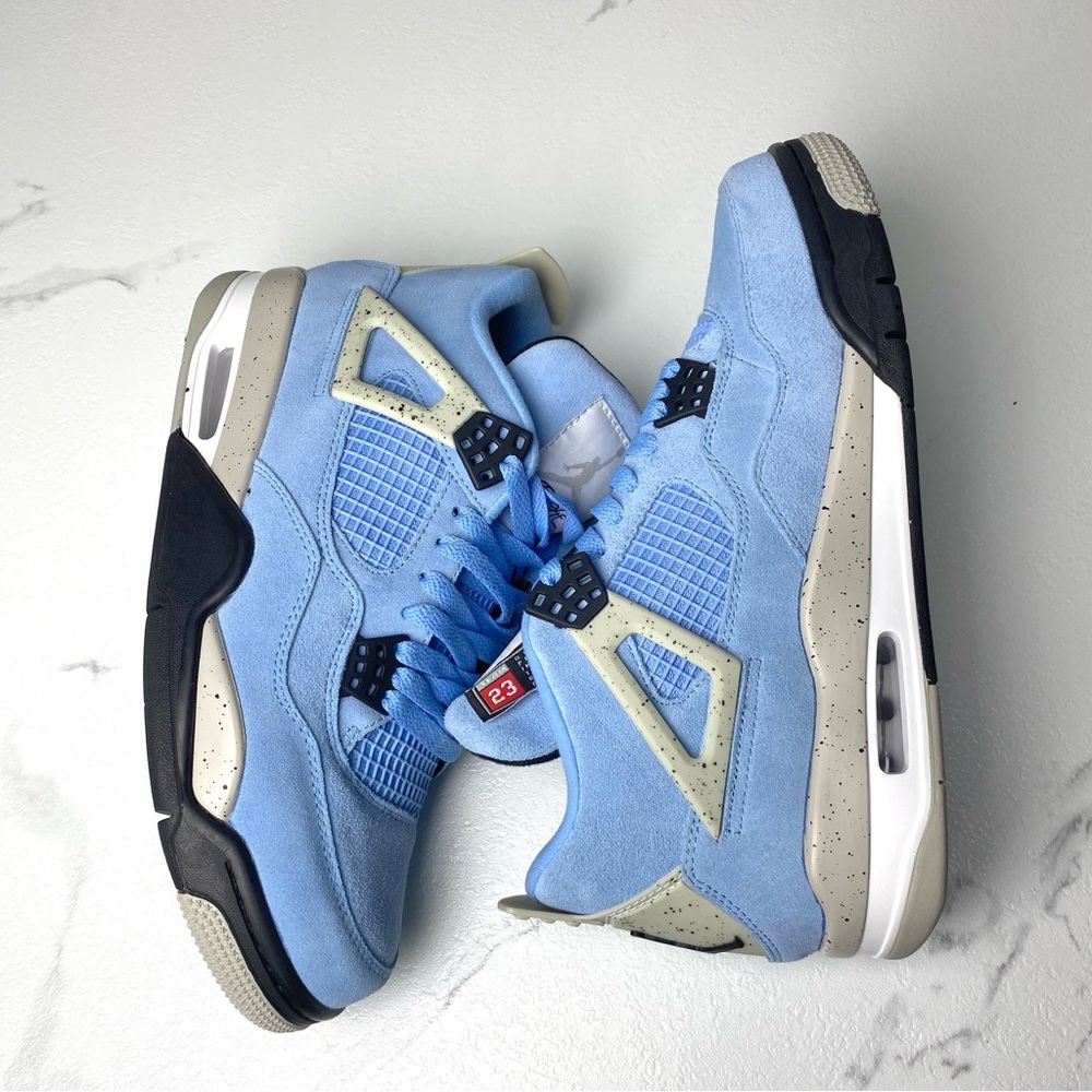 Brand Retro 4 ‘ University Blue ‘ Men’s Blue Sneakers